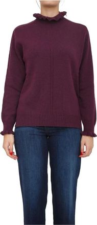 Twinset Lupetto - Dames - Coltruien - Rood - S - Wol - Truien & Vesten