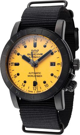 Glycine Airman Contemporary GMT Mens Watch