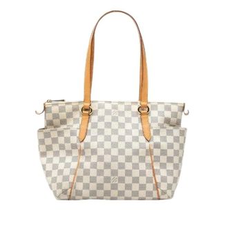 Louis Vuitton Pre-owned Tote Bags, female, White, Size: ONE SIZE Pre-owned Totally PM Damier Azur Tote Bag