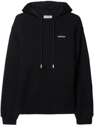 Off-white X-Ray Arrows cotton hoodie - women - Cotton - M - Black
