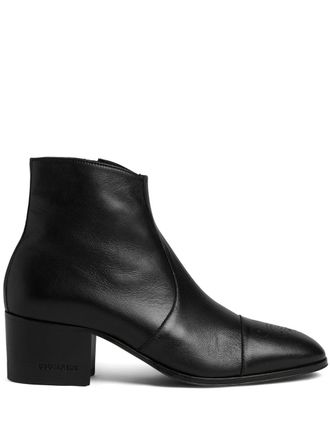Dsquared2 60mm leather ankle boots - men - Lambskin/Leather/Calf Leather - 41 - Black