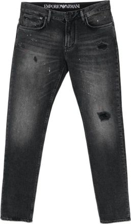 Emporio Armani Hombre, Vaqueros, Negro, Talla: W33