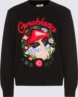 Casablanca Sweaters Blacks And Greys-Uomo