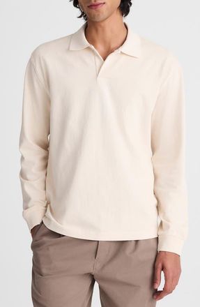 Madewell Compact Knit Polo in Parchment at Nordstrom, Size Xx-Large