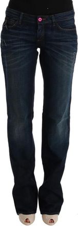 Costume National Slim-fit Jeans - Dames - Regular Fit Jeans - Blauw - W28 - Katoen - Jeans