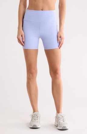 Zella Perform Pocket Bike Shorts in Purple Inspire at Nordstrom Rack, Size X-Large