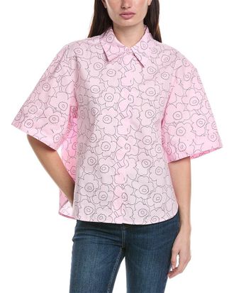 Marimekko Standardi Piirto Unikko Button Front Shirt
