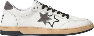 2Star Sneakers - Heren - Sneakers - Wit - 45 EU - Leer - Schoenen