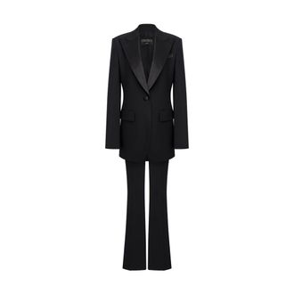 Dondup Blazers, female, Black, S, Bi-stretch Suit
