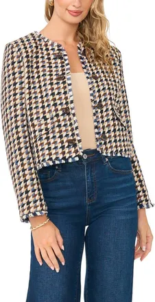 Vince Camuto Boucl&eacute; Blazer in Multi at Nordstrom, Size 10
