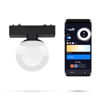 OEM Foco Tuya Kula 6w B80 Zigbee Para Rieles Slim Track Y Fiberflex, 48 V Cc, Regulable De 3000 A 6000 K