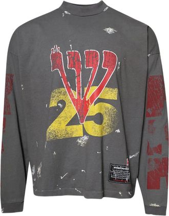 RRR123 T-shirt in cotone - Grigio