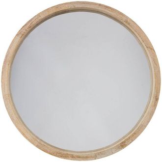 Atmosphera Atmosphera - Espejo De Madera D. 50 Cm Cr&eacute;ateur DInt&eacute;rieur