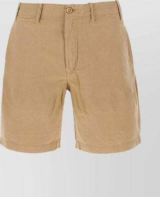 Polo Ralph Lauren linen and cotton blend bermuda shorts