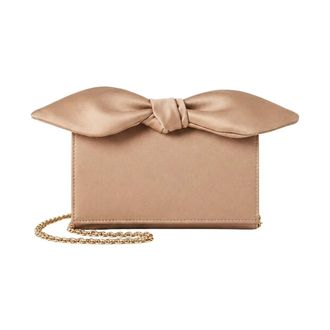 Aquazzura Dames, Tassen, Beige, Maat: ONE Size Satijn