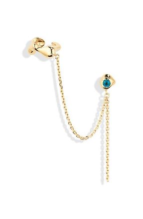 Faris Zelda Chain Ear Cuff in Gold at Nordstrom