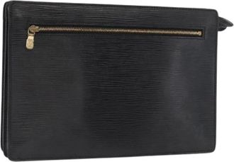 Louis Vuitton Pre-owned Clutches, female, Black, Size: ONE SIZE Pre-owned Leather Clutch