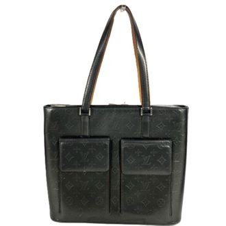 Louis Vuitton Monogram Mat Metallic Gray Monogram Mat Shoulder Bag Tote Bag (Pre-Owned)