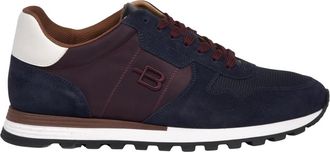 Baldinini Suede and Nylon Sneaker - Heren - Sneakers - Veelkleurig - 45 EU - Nylon - Schoenen