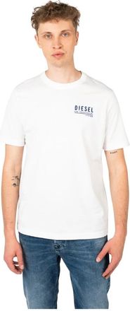 Diesel T-Just T-Shirt - - Tops - Uomo - Bianco - S