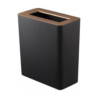 Yamazaki Tableware Rin Papelera Negra 28x15x30 Cm
