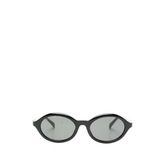 Gucci Logo Oval-frame Sunglasses