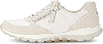 Gabor Schoenen, Dames, Wit, 37 EU, Leer, Rollingsoft Sneaker