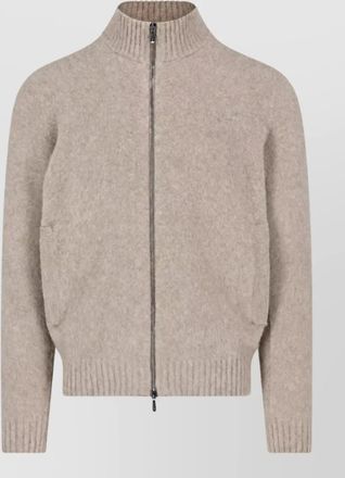 Drumohr lambswool crewneck lightweight jacket