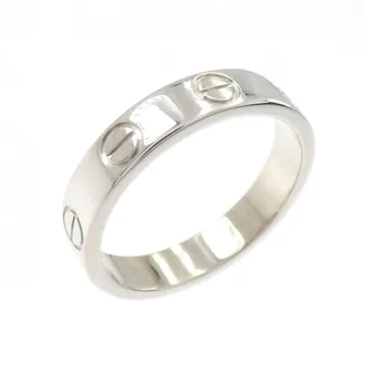 Cartier White Gold White Gold (18K) Band Ring (Pre-Owned)