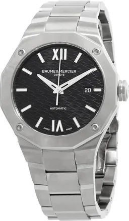 Baume & Mercier Riviera Automatic Black Dial Mens Watch 10621