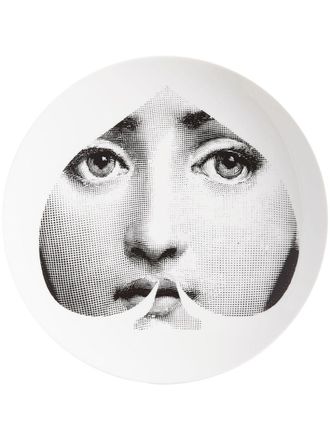 Fornasetti Piatto da parete Tema E Variazioni (26cm) - Bianco