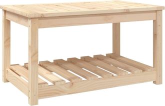 vidaXL Mesa De Jard&iacute;n Madera Maciza De Pino 82,5x50,5x45 Cm Vidaxl