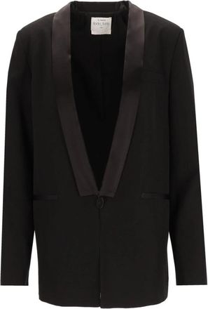 Forte_Forte Dinerjas - Dames - Blazers - Zwart - M - Wol - Jassen
