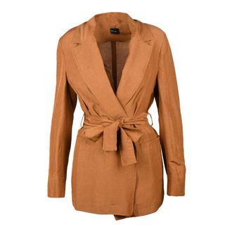 Pennyblack Aleggio Blazer - Dames - Jassen - Bruin - Maat: XS Linnen