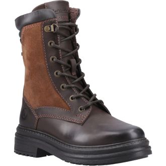 Cotswold Lacock Leren Dames Bruine Laarsjes