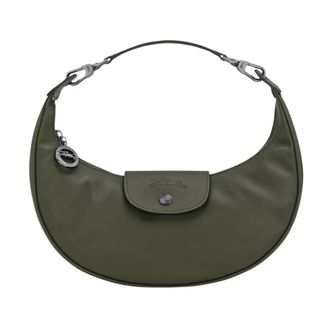 Longchamp Le Pliage Xtra S - Dames - Tassen - Groen - Maat: ONE Size Leer