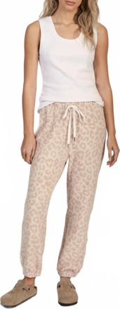 Dylan Soft Lounge Cloud Jogger In Cheetah