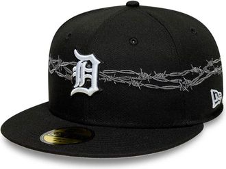 New Era Mens Fitted Cap 59fifty Black Crown Hat