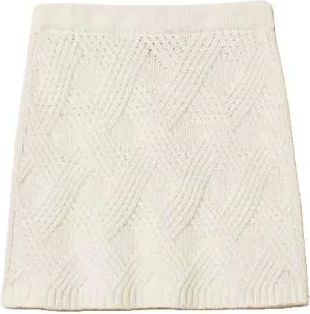 Twinset 262Tt3352 Gonna Corta in Maglia - - Skirts - Donna - Bianco - M