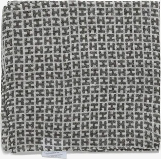 Hemisphere Einstecktuch aus Wolle und Leinen Rade