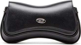 Diesel Play Schoudertas - Dames - Schoudertassen - Zwart - ONE Size - Leer - Tassen