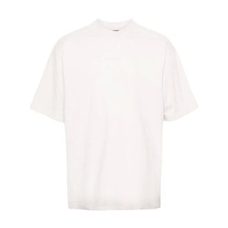 Balenciaga Heren, Tops, Grijs, Maat: XL Katoen