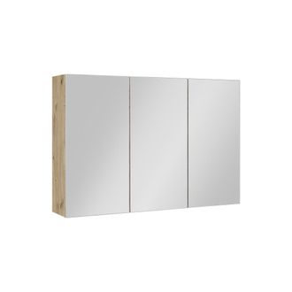 Vicco Armario Con Espejo Para Ba&ntilde;o Lavia, Roble Artesanal, 90 X 60.2 Cm, Vicco