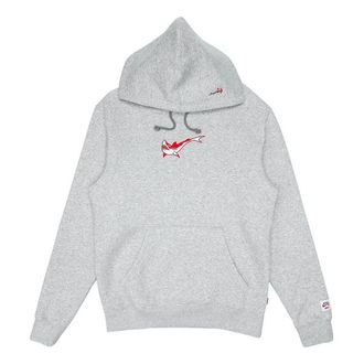Nike Cartoon Printing Hoodie Mens Grey DJ3680-050
