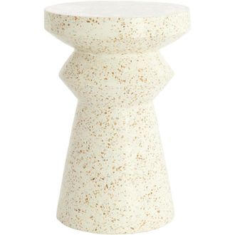 Light & Living Mesa Auxiliar Light & Living Sella Terrazzo Crema - &Oslash;32x47 Cm