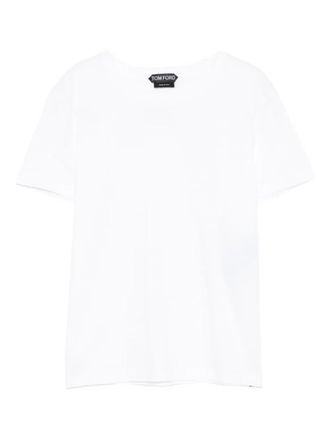 Tom Ford White Cotton T-shirt