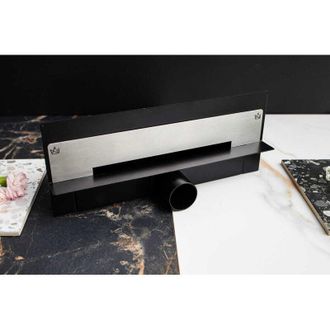 OEM Desag&uuml;e De Pared De Acero Cepillado - Superbajo - Wall Pro - Acero Cepillado 90 Cm