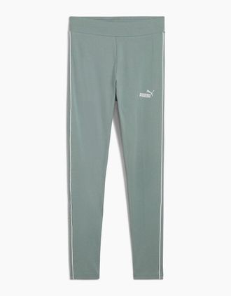 Puma Womens High Waist Leggings Legging Womens - Green Moon - Size: 14/30in