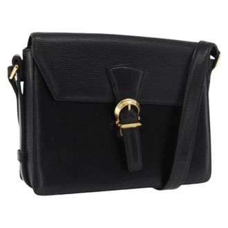 Valentino Pre-owned Cross Body Bags, female, Black, Size: ONE SIZE Pre-owned Leather Shoulder Bag
