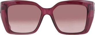 Ferragamo Ferragamo Brown Gradient Rectangular Ladies Sunglasses SF1042S 525 55